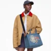 A.P.C. X Marc Jacobs Denim Medium Tote Bag A.P.C. X Marc Jacobs Denim Medium Tote Bag