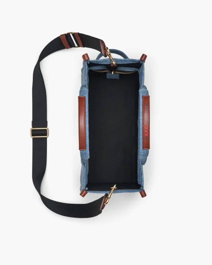 A.P.C. X Marc Jacobs Denim Medium Tote Bag A.P.C. X Marc Jacobs Denim Medium Tote Bag