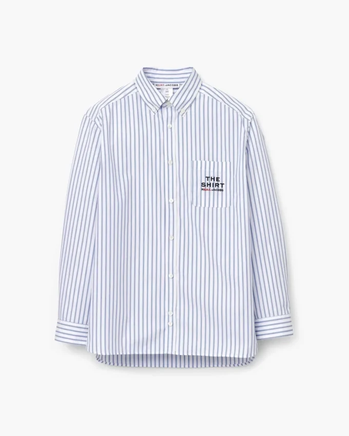 A.P.C. X Marc Jacobs randig skjorta