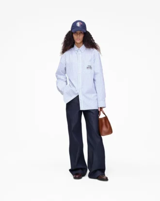 A.P.C. X Marc Jacobs randig skjorta