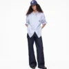 A.P.C. X Marc Jacobs randig skjorta