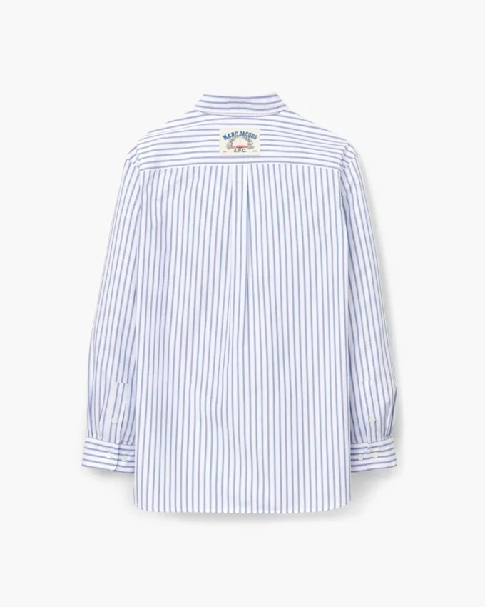 A.P.C. X Marc Jacobs randig skjorta