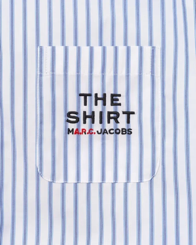 A.P.C. X Marc Jacobs randig skjorta