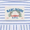A.P.C. X Marc Jacobs randig skjorta