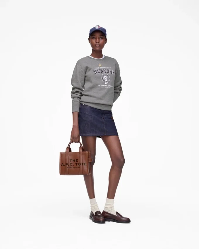 A.P.C. X Marc Jacobs Shrunken Ny Crewneck