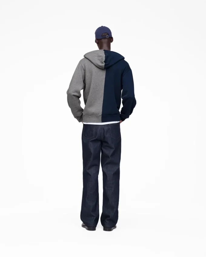 A.P.C. X Marc Jacobs Split Crest Zip-Up Hoodie