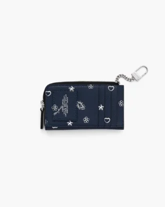 Bandana Top Zip Multi Wallet