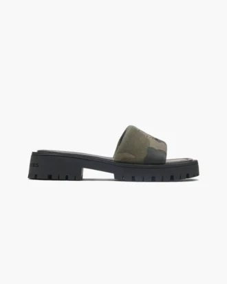 Camo Jacquard Lug Sole Slide