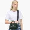 Canvas Crossbody Tote Bag