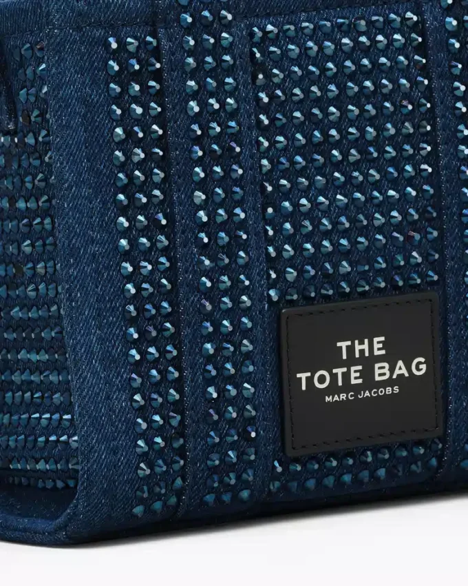 Crystal Denim Crossbody Tote Bag Crystal Denim Crossbody Tote Bag
