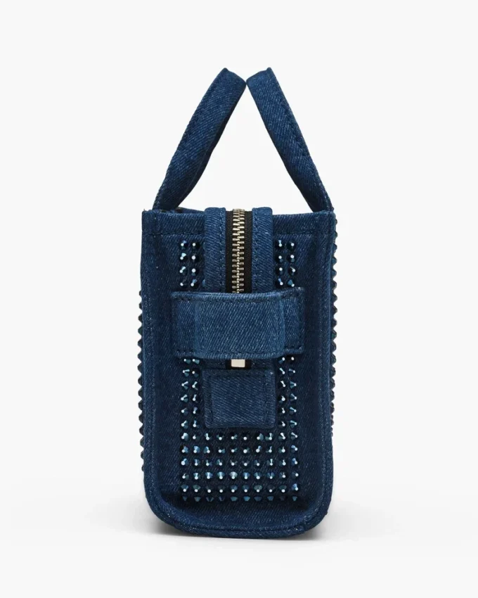 Crystal Denim Crossbody Tote Bag Crystal Denim Crossbody Tote Bag