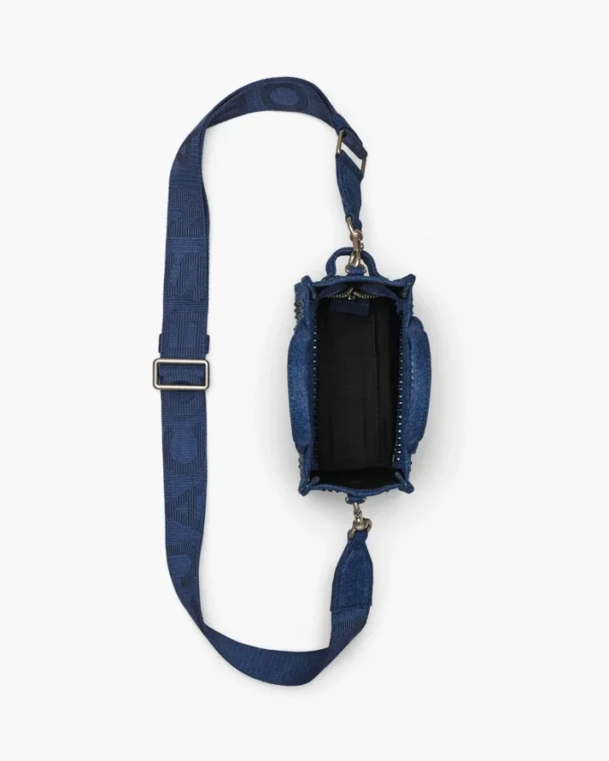 Crystal Denim Crossbody Tote Bag Crystal Denim Crossbody Tote Bag