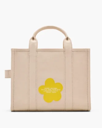 Daisy Script Canvas Medium Tote Bag
