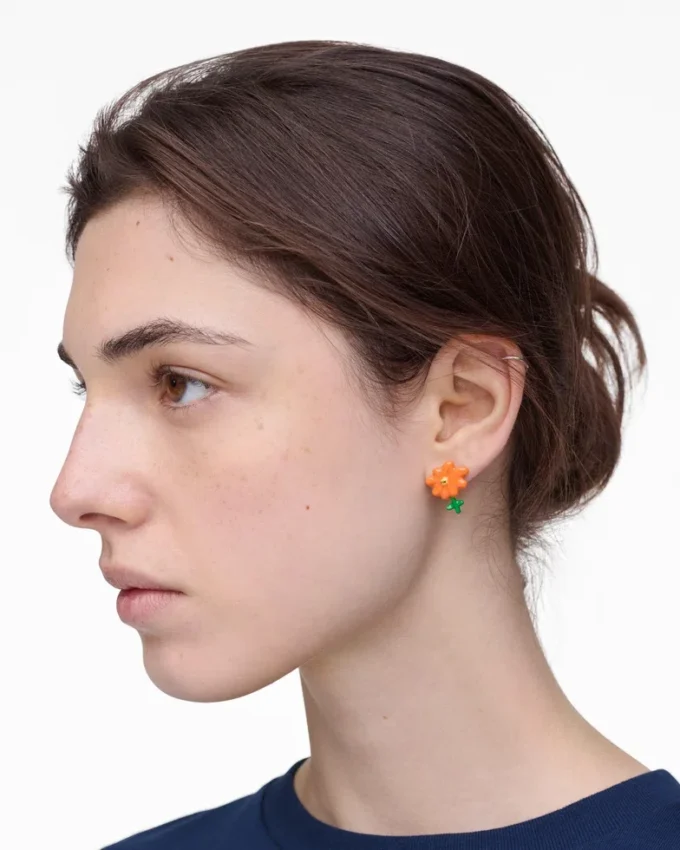 David Shrigley X Marc Jacobs Joy Flower Stud Earrings David Shrigley X Marc Jacobs Joy Flower Stud Earrings