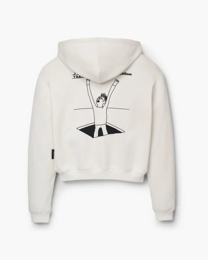David Shrigley X Marc Jacobs  Joy Of Falling Zip Hoodie