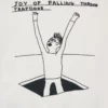 David Shrigley X Marc Jacobs  Joy Of Falling Zip Hoodie