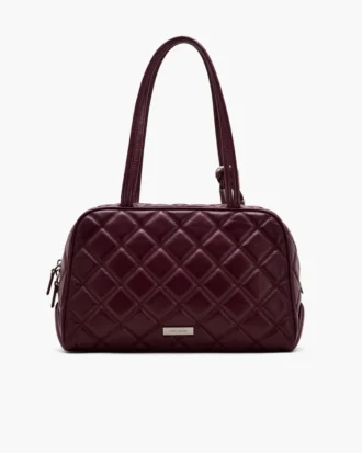 Den quiltade läderväskan Dual Satchel