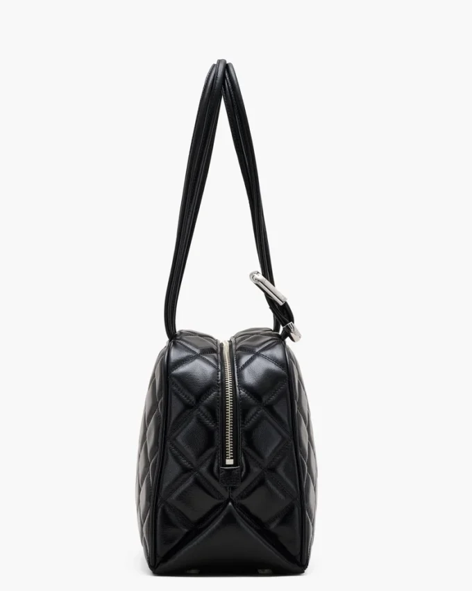Den quiltade läderväskan Dual Satchel