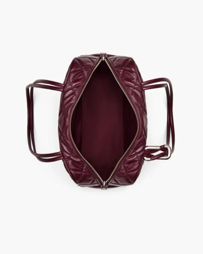 Den quiltade läderväskan Dual Satchel Den quiltade läderväskan Dual Satchel