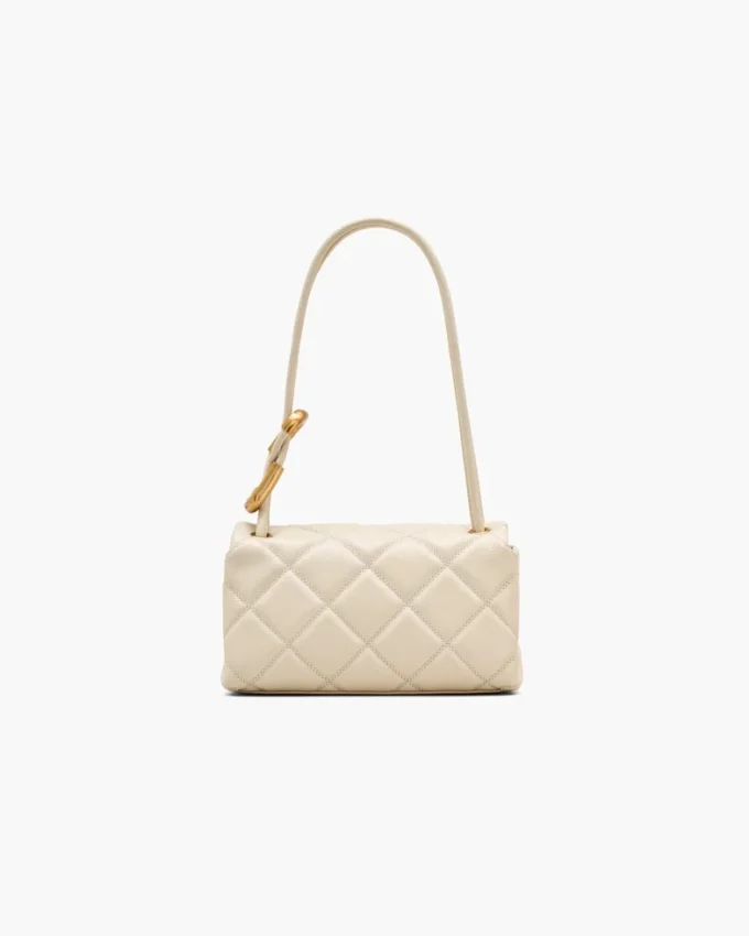 Den quiltade Mini Dual-axelväskan Den quiltade Mini Dual-axelväskan
