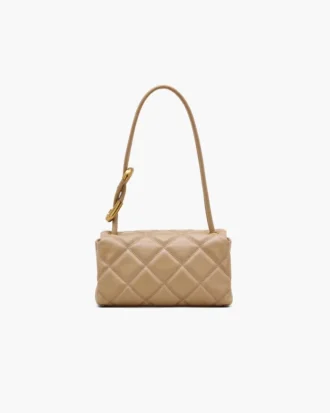 Den quiltade Mini Dual-axelväskan