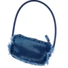 Denim axelväska