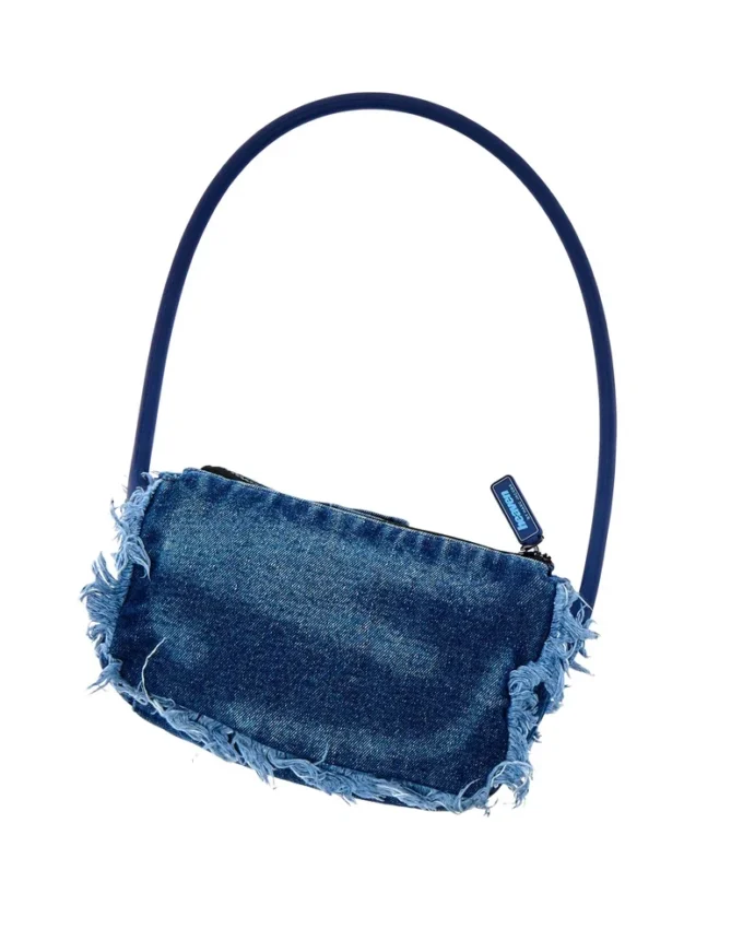 Denim axelväska