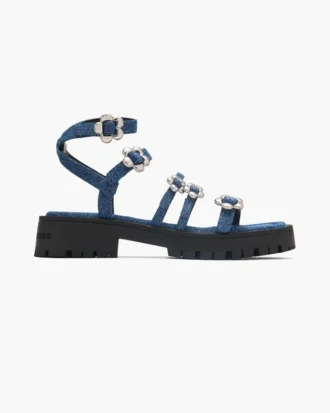 Denim Daisy Gladiator Sandal
