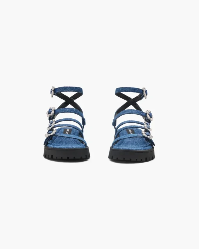 Denim Daisy Gladiator Sandal