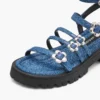 Denim Daisy Gladiator Sandal