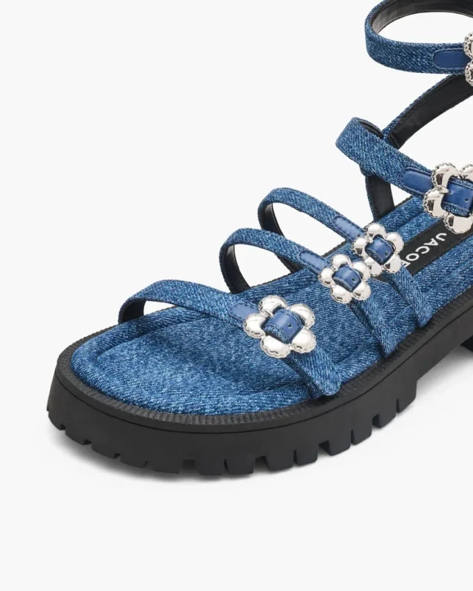 Denim Daisy Gladiator Sandal