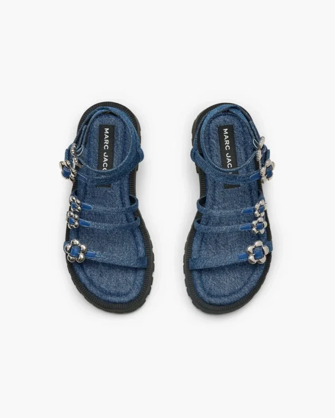 Denim Daisy Gladiator Sandal