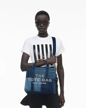 Denim Medium Tote Bag
