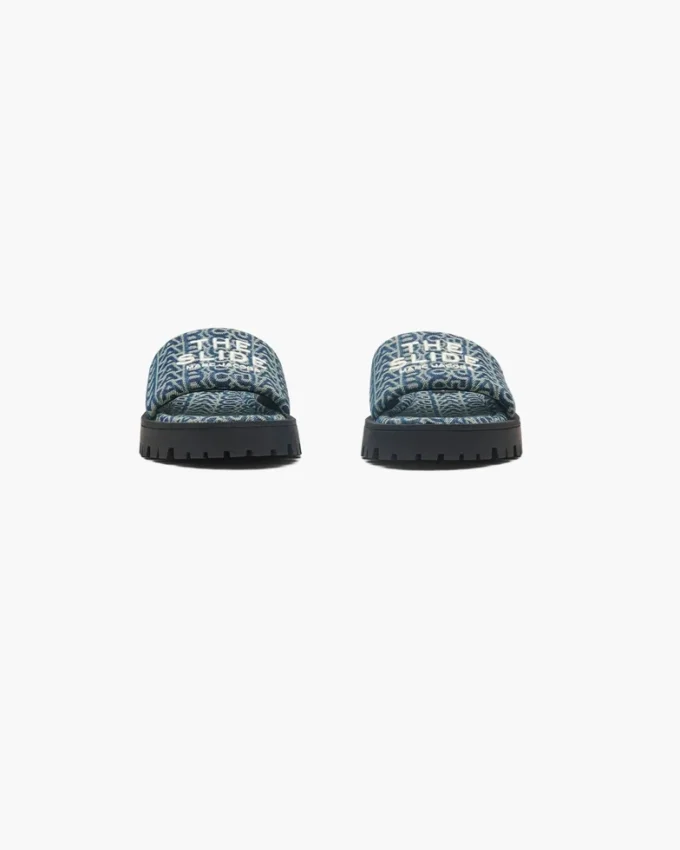 Denim Monogram Lug Sole Slide Denim Monogram Lug Sole Slide