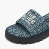 Denim Monogram Lug Sole Slide Denim Monogram Lug Sole Slide