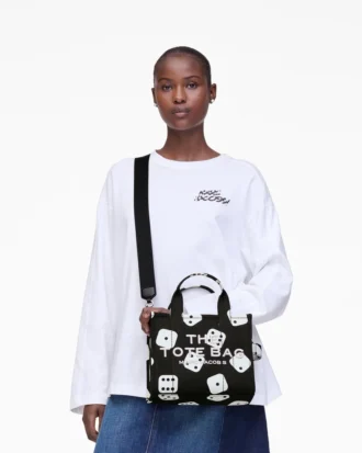 Derrick Adams X Marc Jacobs liten Tote Bag i canvas