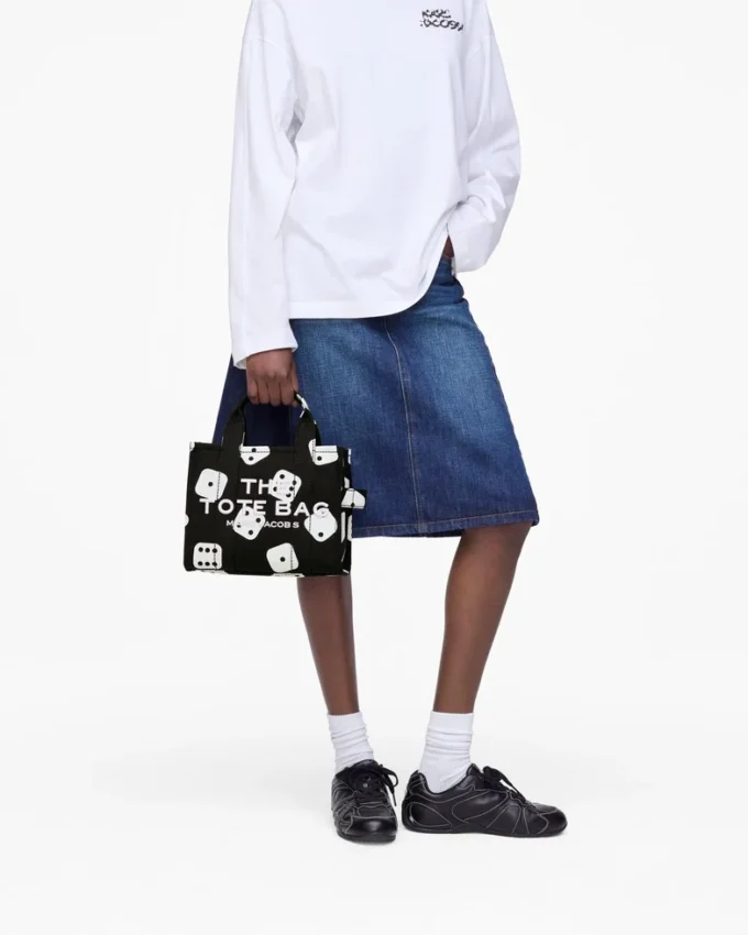 Derrick Adams X Marc Jacobs liten Tote Bag i canvas Derrick Adams X Marc Jacobs liten Tote Bag i canvas