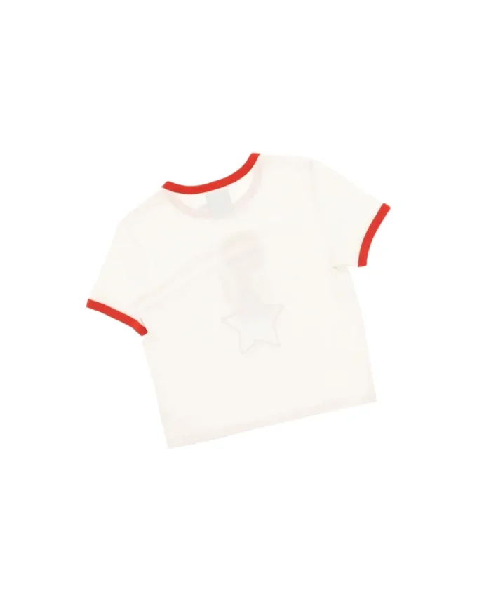 Eri Star Mesh Baby Tee