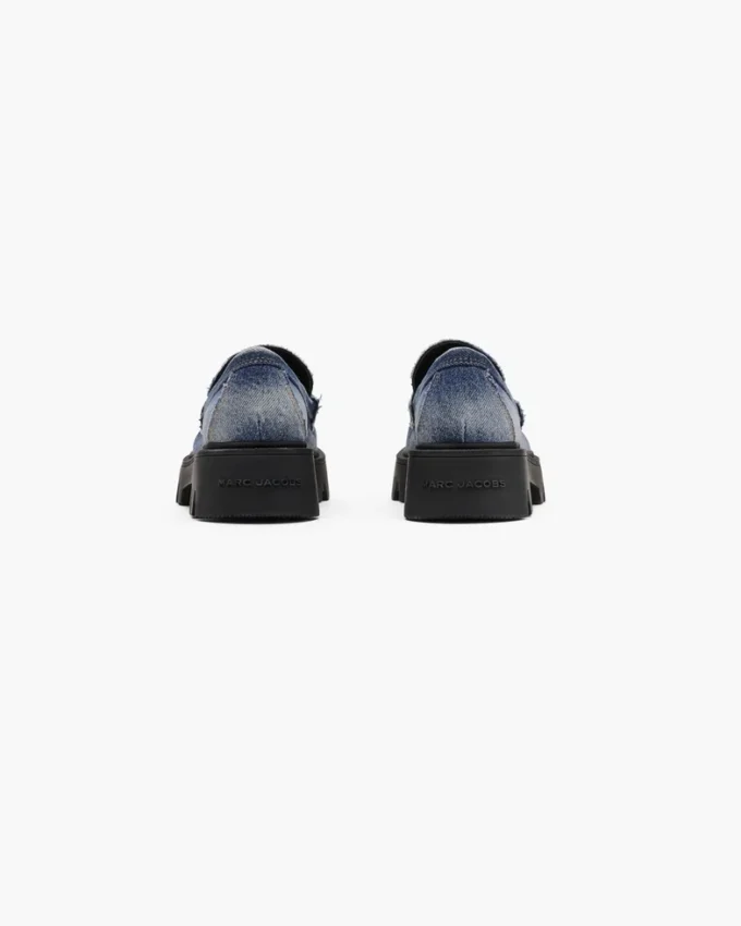 Frankie Loafer i blekt denim Frankie Loafer i blekt denim