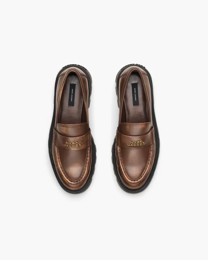 Frankie Loafer i slitet läder Frankie Loafer i slitet läder