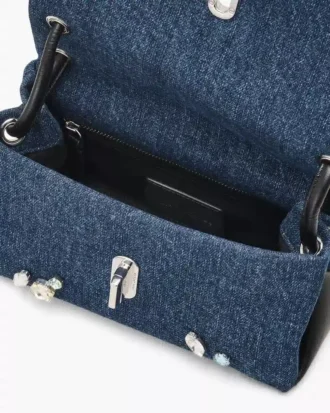 Gem Denim Mini Dual Bag