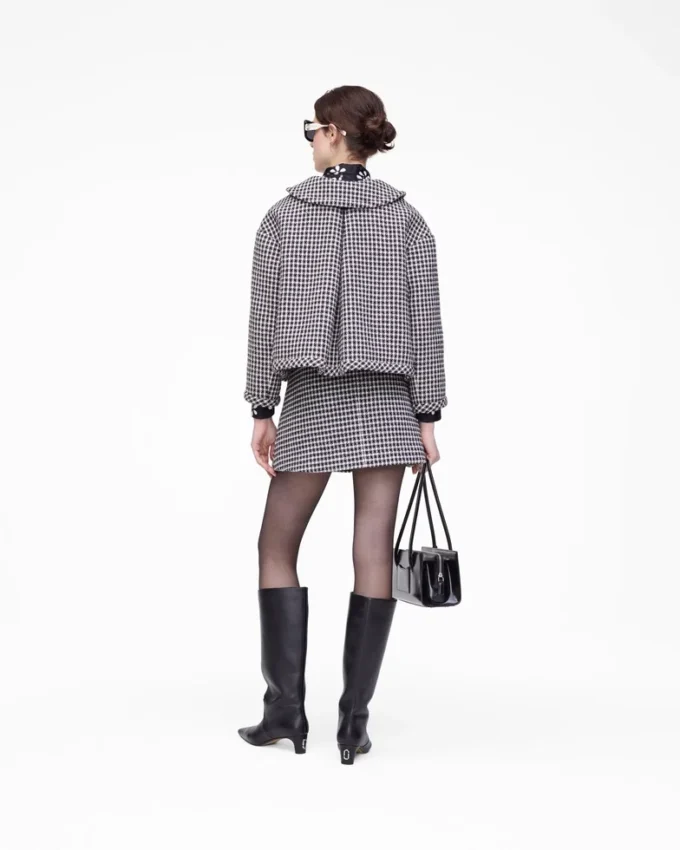 Gingham Tweed-jacka