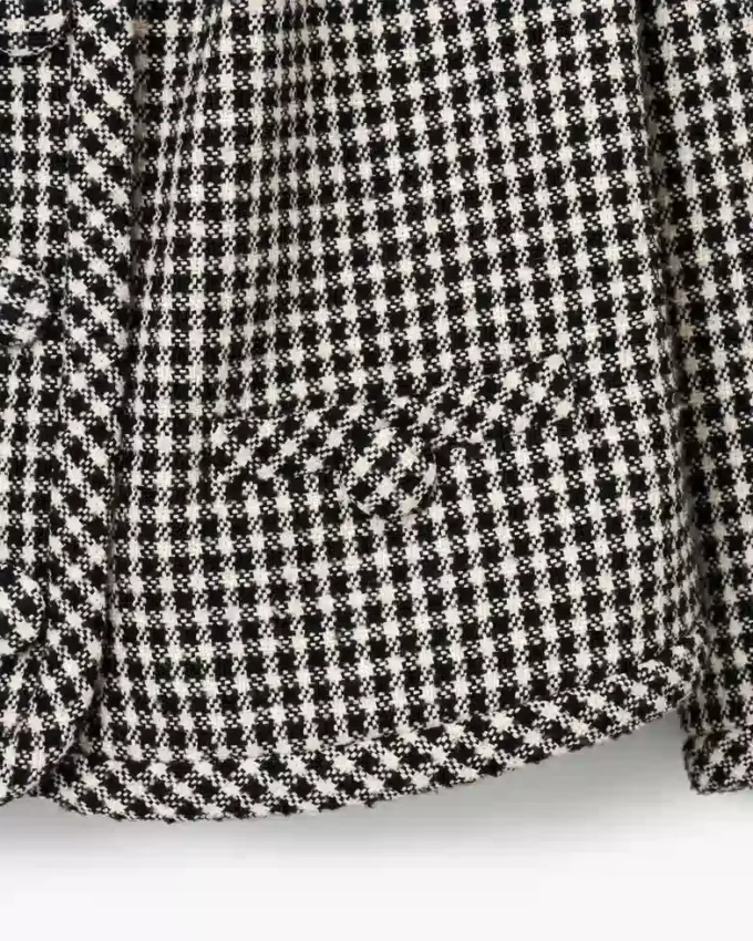 Gingham Tweed-jacka