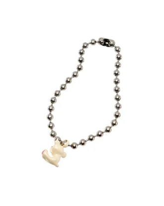 Halsband med gråtande björn