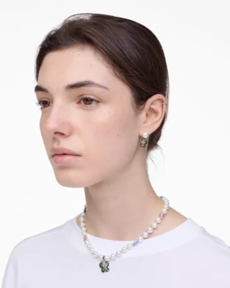 Hattie Stewart X Marc Jacobs Butterfly Pearl Earrings