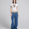Heaven Logo Baby Tee Heaven Logo Baby Tee