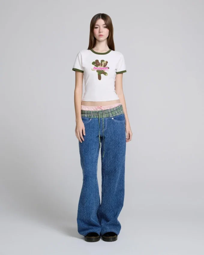 Heaven Logo Baby Tee Heaven Logo Baby Tee