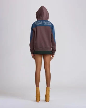 Ice Studios Moto Panel Zip-Up Hoodie
