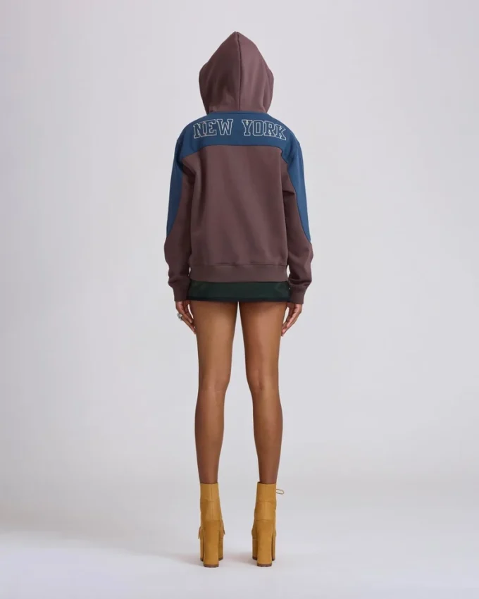 Ice Studios Moto Panel Zip-Up Hoodie