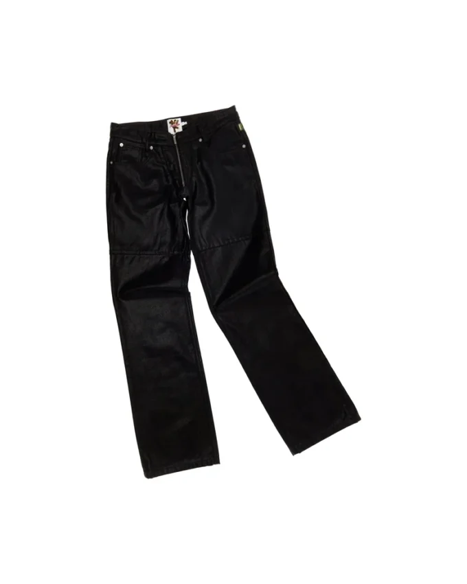 Jeans med dragkedja fram
